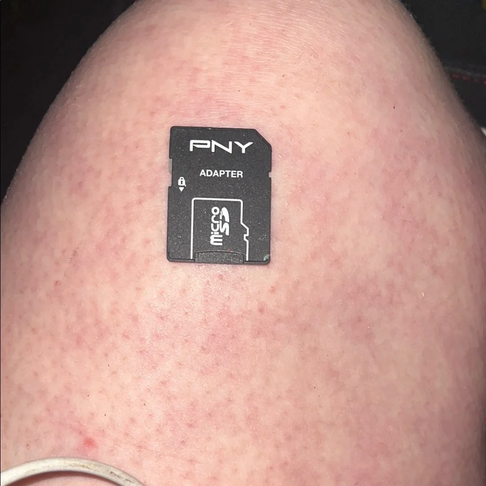 Black and White MicroSD Memory Card Reader